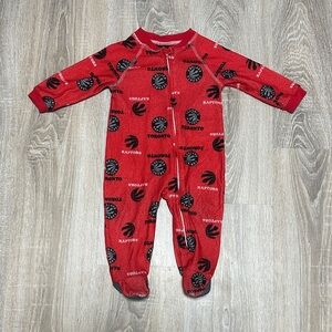 NBA Red Toronto Raptors Kids Footie